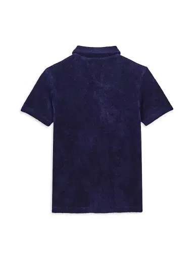 Vilebrequin Little Boy's & Boy's Terry Polo Shirt - Bleu Marine - Size 12 | Thumbnail 3 Vilebrequin Little Boy's & Boy's Terry Polo Shirt - Bleu Marine - Size 12 | Thumbnail 3