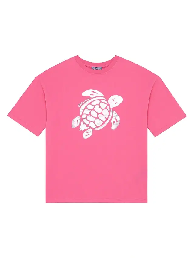 Little Boy's & Boy's Turtle-Print Oversized T-Shirt - Bougainvillea