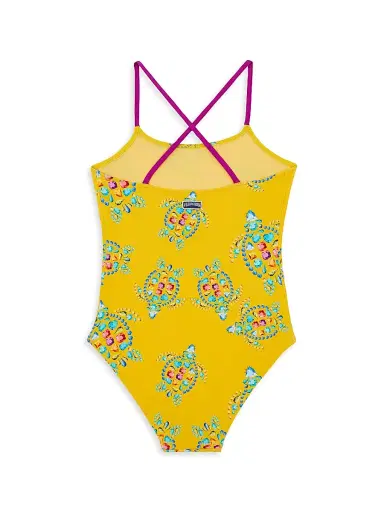 Vilebrequin Little Girl's & Girl's Vendôme Turtles Jersey One-Piece Swimsuit | Thumbnail 2 Vilebrequin Little Girl's & Girl's Vendôme Turtles Jersey One-Piece Swimsuit | Thumbnail 2