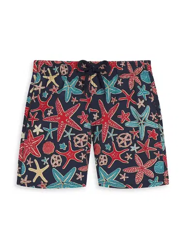 Vilebrequin Little Boy's & Boy's Starfish Print Swim Trunks | Thumbnail 1
