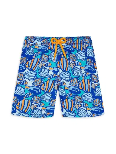 Vilebrequin Baby Boy's, Little Boy's & Boy's Jim Fishy Vibes Swim Shorts - Blue Multi - Size 12 | Thumbnail 1 Vilebrequin Baby Boy's, Little Boy's & Boy's Jim Fishy Vibes Swim Shorts - Blue Multi - Size 12 | Thumbnail 1