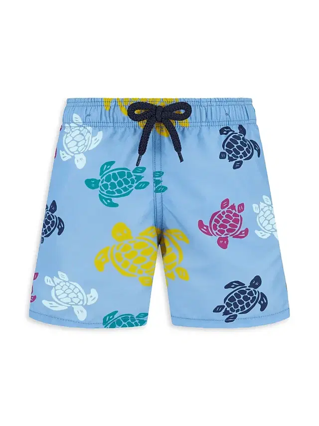 Little Boy's & Boy's Turtle Swim Trunks - Divin