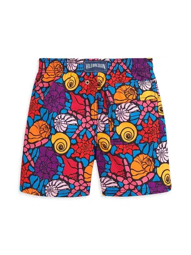Vilebrequin Little Boy's & Boy's Noumea Seashell Print Swim Shorts | Thumbnail 3
