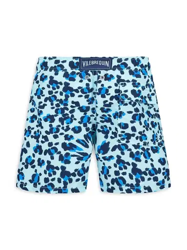 Vilebrequin Little Boy's & Boy's Turtles Leopard Print Swim Trunks - Thalassa - Size 14 | Thumbnail 3