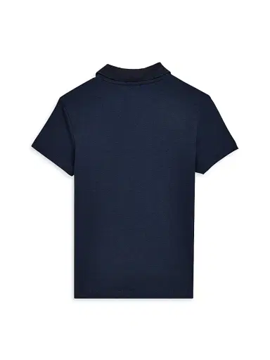 Vilebrequin Little Boy's & Boy's Turtle-Embroidered Polo Shirt - Navy Blue Marine | Thumbnail 3 Vilebrequin Little Boy's & Boy's Turtle-Embroidered Polo Shirt - Navy Blue Marine | Thumbnail 3