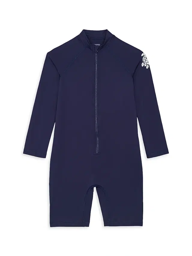 Little Kid's & Kid's Long-Sleeve Wetsuit - Navy Blue Marine