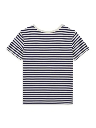 Vilebrequin Little Boy's & Boy's Striped Cotton Jersey T-Shirt - Marine Blanc - Size 14 | Thumbnail 3 Vilebrequin Little Boy's & Boy's Striped Cotton Jersey T-Shirt - Marine Blanc - Size 14 | Thumbnail 3