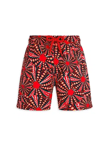 Vilebrequin Little Boy's & Boy's Oursinades Swim Shorts - Red - Size 14 | Thumbnail 1