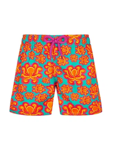 Vilebrequin Little Boy's & Boy's Poulpes Neoprene Swim Trunks - Vert Tropezien - Size 14 | Thumbnail 1