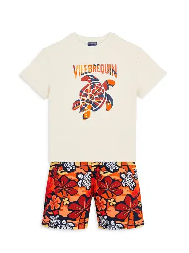 Vilebrequin Little Boy's & Boy's Monoï Swim Shorts | Thumbnail 2