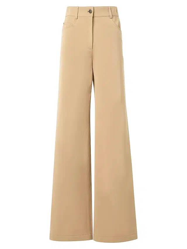 Women's Cooper Stretch Wide-Leg Jeans - Beige