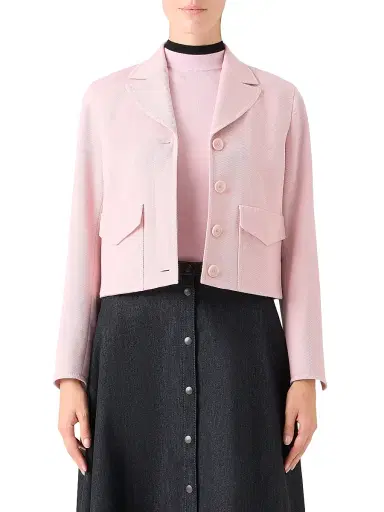 Akris punto Women's Cropped Wool Jacket | Thumbnail 3 Akris punto Women's Cropped Wool Jacket | Thumbnail 3
