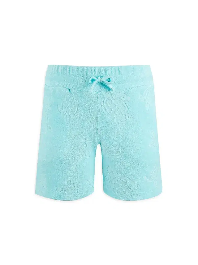 Little Boy's & Boy's Terry Cloth Jacquard Shorts - Thalassa