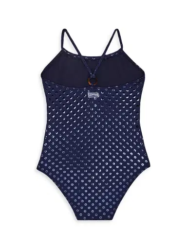 Vilebrequin Baby Girl's, Little Girl's & Girl's Relief Glitter Swim Suit - Navy - Size 10 | Thumbnail 2