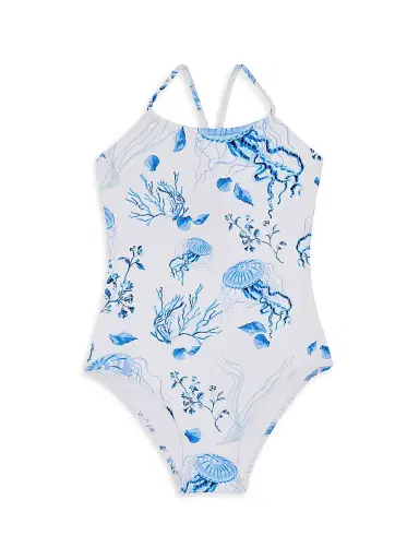 Vilebrequin Baby Girl's, Little Girl's & Girl's Medusa & Shells Swim Suit | Thumbnail 1
