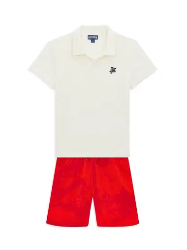Vilebrequin Baby Boy's, Little Boy's & Boy's Flower Power Swim Shorts | Thumbnail 2 Vilebrequin Baby Boy's, Little Boy's & Boy's Flower Power Swim Shorts | Thumbnail 2