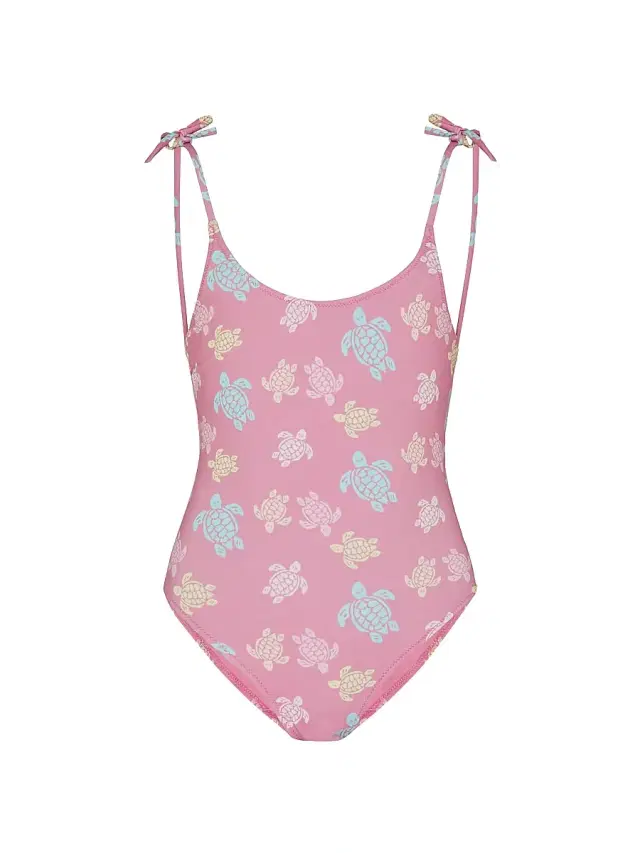Vilebrequin Little Girl's & Girl's Tortues Multicolores One-Piece Swimsuit - Boudoir