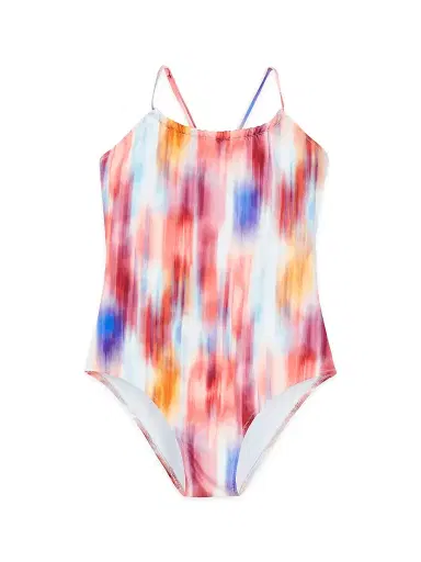 Vilebrequin Little Girl's & Girl's Ikat Flower Print One-Piece Swimsuit | Thumbnail 1 Vilebrequin Little Girl's & Girl's Ikat Flower Print One-Piece Swimsuit | Thumbnail 1