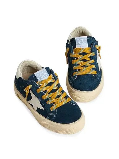 Golden Goose Baby Boy's, Little Boy's & Boy's May Suede Sneakers - Aviator Yellow 1.5 (Child) | Thumbnail 2