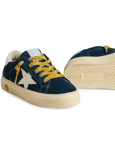 Golden Goose Baby Boy's, Little Boy's & Boy's May Suede Sneakers - Aviator Yellow 1.5 (Child) | Thumbnail 4