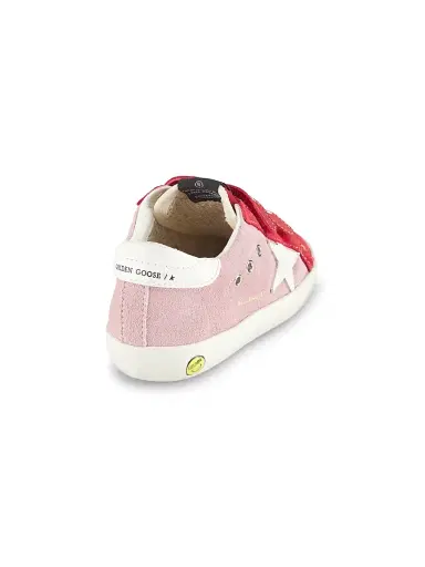 Golden Goose Baby Girl's, Little Girl's & Girl's Old School Two-Tone Suede Sneakers - Antique Pink Red 3 (Child) | Thumbnail 2