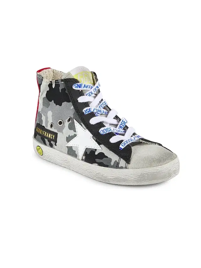 Baby's & Girl's Francy Camouflage Star Sneakers - Grey Camouflage Ice White Ruby 9 (Toddler)