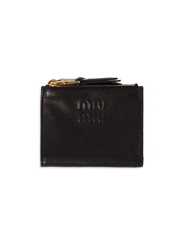 Miu Miu Women's  Nappa Leather Wallet - Black