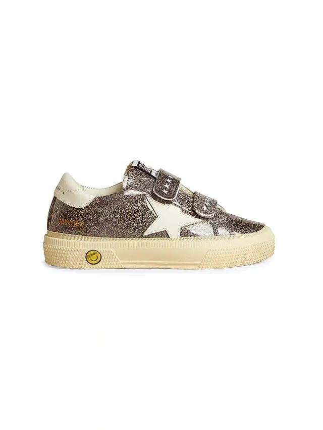 Baby's, Little Kid's & Kid's May School Laminated Glitter Platform Sneakers - Antracite 3 (Child)