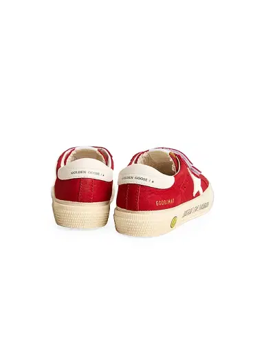Golden Goose Baby's, Little Kid's & Kid's May School Star Leather Low-Top Sneakers - Red 5.5 (Child) | Thumbnail 3