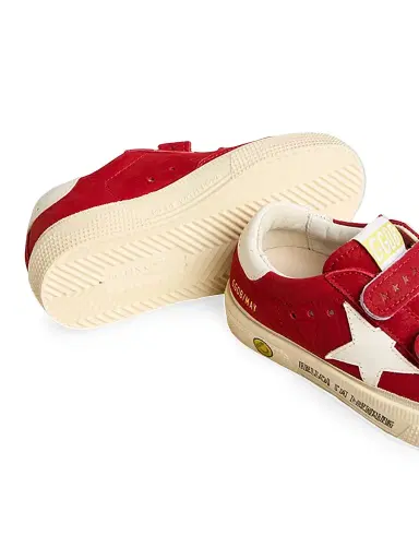Golden Goose Baby's, Little Kid's & Kid's May School Star Leather Low-Top Sneakers - Red 5.5 (Child) | Thumbnail 4