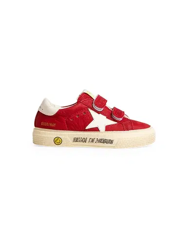 Golden Goose Baby's, Little Kid's & Kid's May School Star Leather Low-Top Sneakers - Red 5.5 (Child) | Thumbnail 1