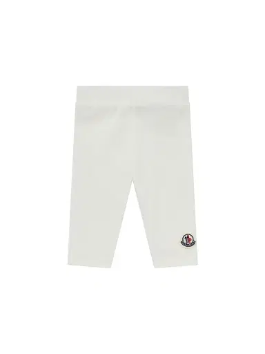 Moncler Baby Girl's & Little Girl's Leggings in Cotton - White | Thumbnail 1