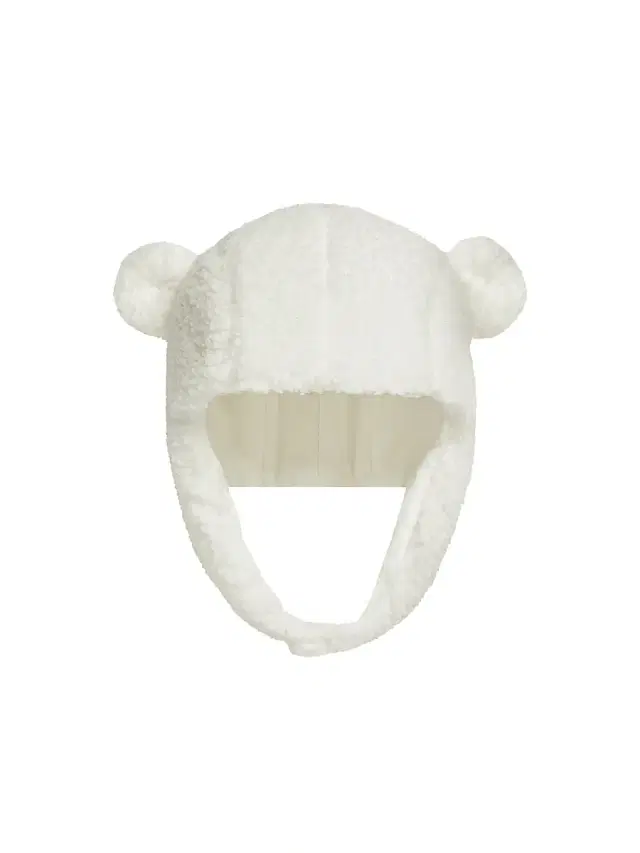 Men's Baby's Hat in Teddy - White