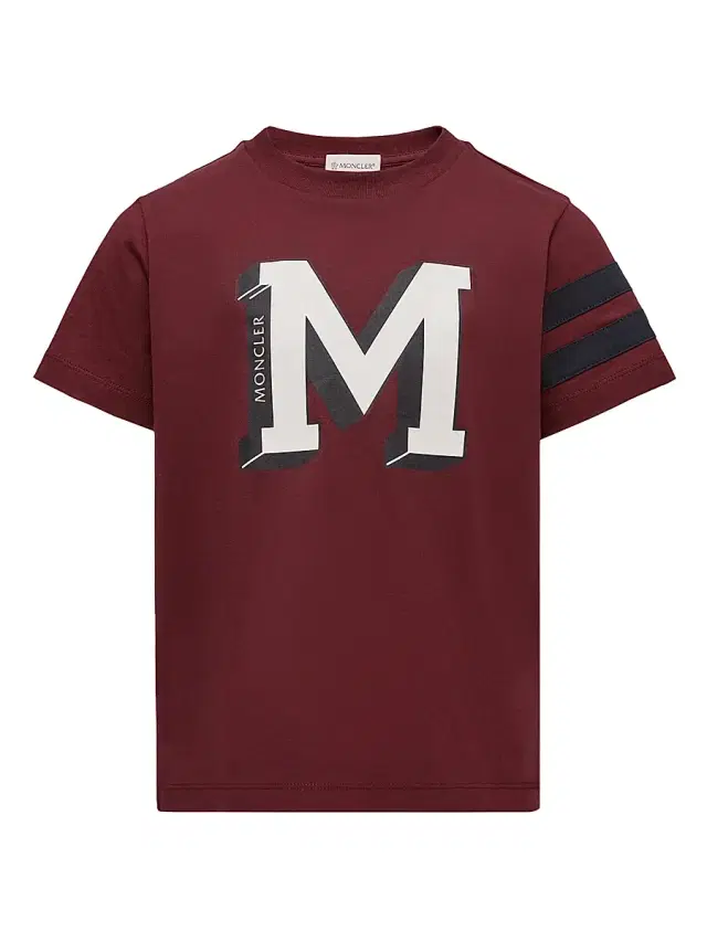 Little Boy's & Boy's Crewneck T-Shirt in Cotton - Burgundy