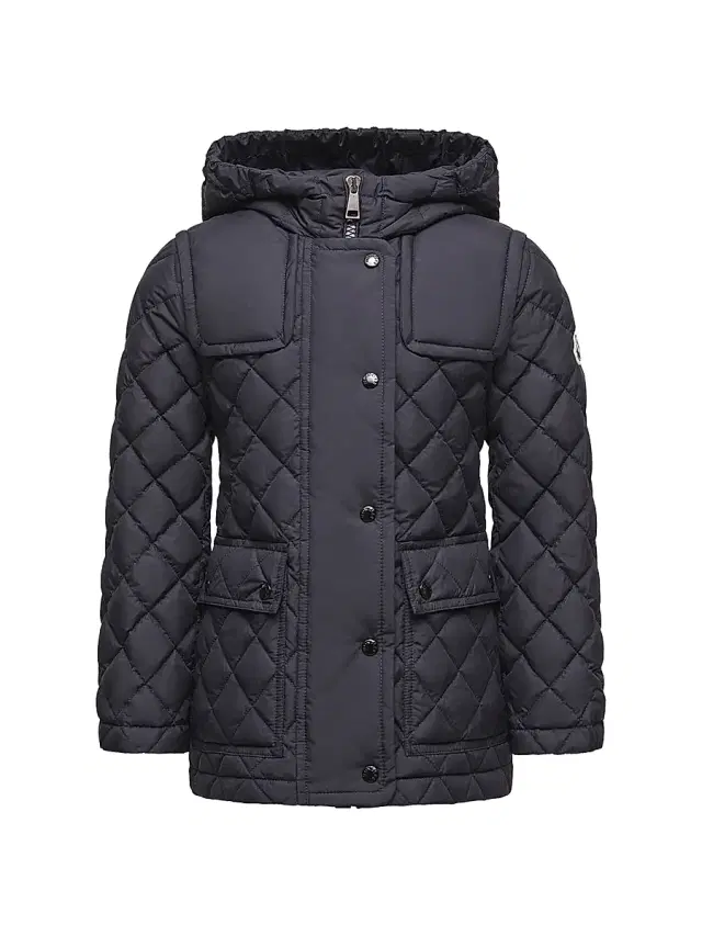 Little Girl's & Girl's Chacenay Puffer Jacket - Navy Blue
