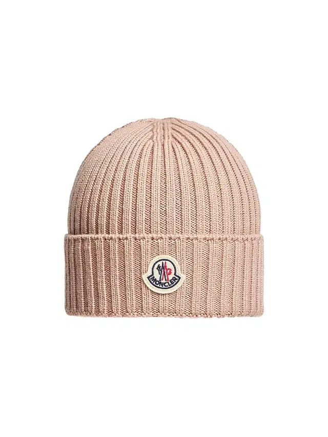 Little Girl's & Girl's Beanie Hat in Wool - Light Pink