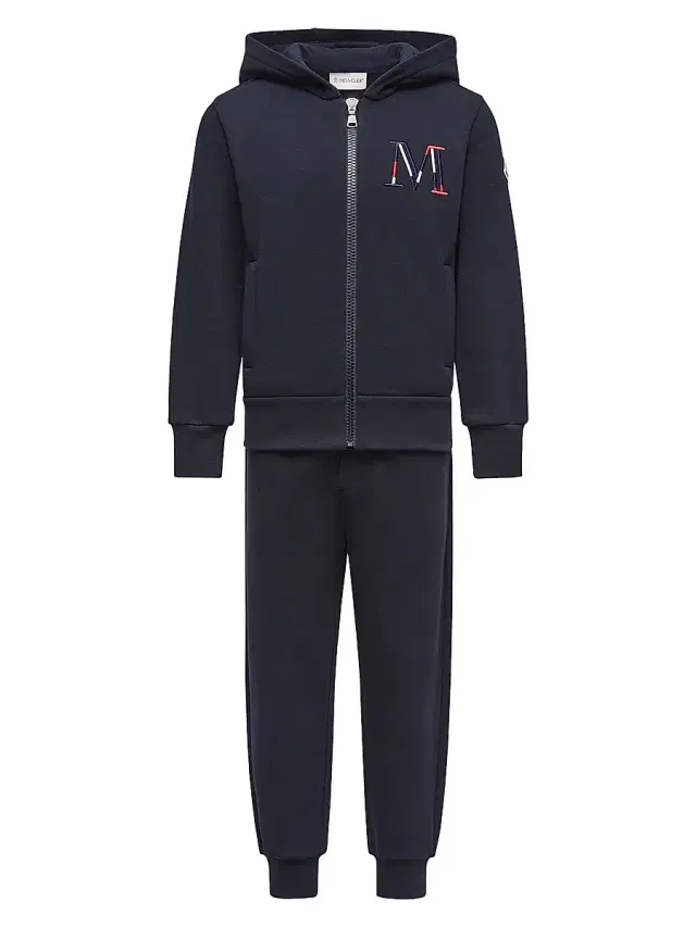 Little Boy's & Boy's Sweatsuit Set in Cotton - Navy Blue