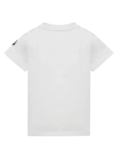 Moncler Baby Girl's & Little Girl's Crewneck T-Shirt in Cotton - White - Size 3 | Thumbnail 2 Moncler Baby Girl's & Little Girl's Crewneck T-Shirt in Cotton - White - Size 3 | Thumbnail 2