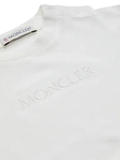 Moncler Baby Girl's & Little Girl's Crewneck T-Shirt in Cotton - White - Size 3 | Thumbnail 3 Moncler Baby Girl's & Little Girl's Crewneck T-Shirt in Cotton - White - Size 3 | Thumbnail 3