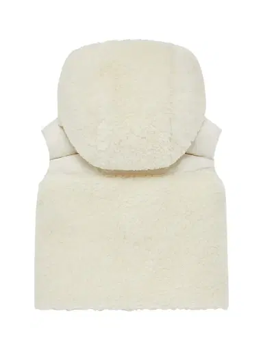 Moncler Baby Girl's & Little Girl's Botha Puffer Vest in Teddy - White | Thumbnail 2
