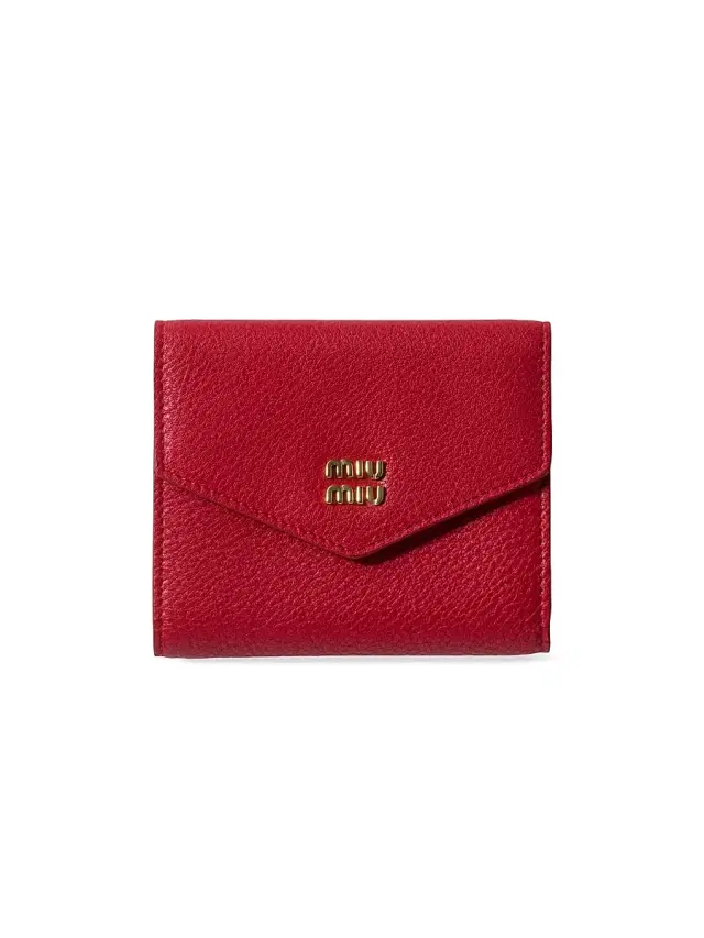 Women's  Leather Wallet - Red