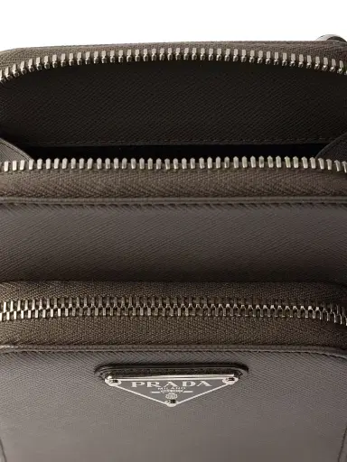 Prada Men's Saffiano Leather Smartphone Case | Thumbnail 3