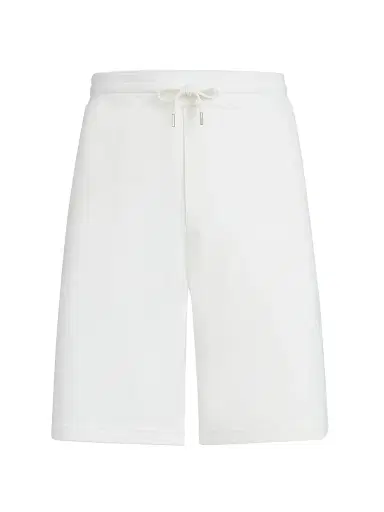 Brunello Cucinelli Men's Techno Cotton French Terry Bermuda Shorts | Thumbnail 1 Brunello Cucinelli Men's Techno Cotton French Terry Bermuda Shorts | Thumbnail 1