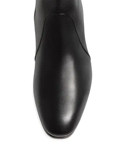 Valentino Garavani Men's Pat Ankle Boots in Kidskin - Black - Size 9.5 | Thumbnail 5
