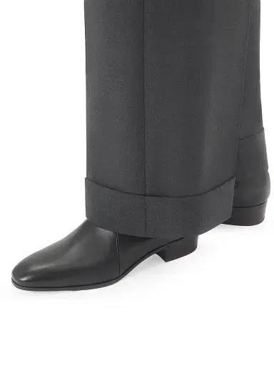 Valentino Garavani Men's Pat Ankle Boots in Kidskin - Black - Size 9.5 | Thumbnail 7