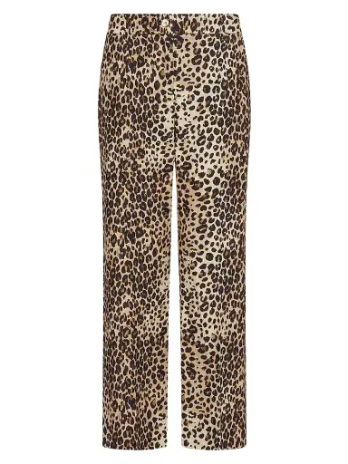 Marella Women's Linen Blend Basketweave Trousers - Size 12 | Thumbnail 1