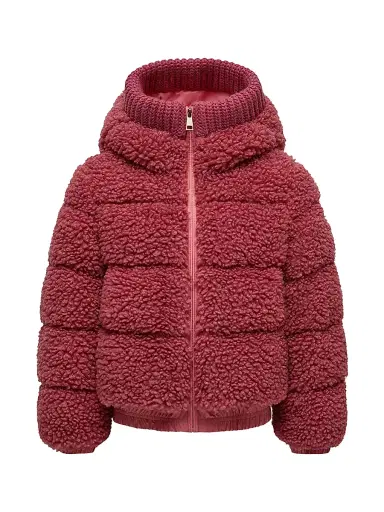 Moncler Little Girl's & Girl's Adalbertas Puffer Jacket - Dusty Pink | Thumbnail 1