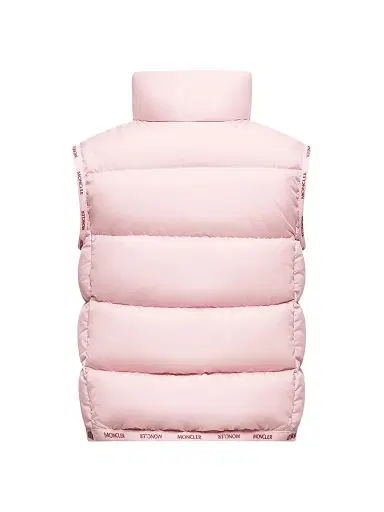 Moncler Little Girl's & Girl's Badia Puffer Vest - Pink | Thumbnail 2 Moncler Little Girl's & Girl's Badia Puffer Vest - Pink | Thumbnail 2