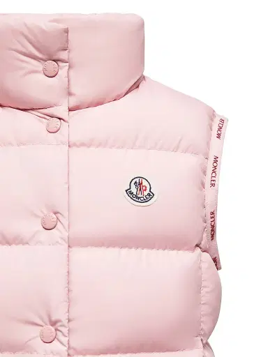 Moncler Little Girl's & Girl's Badia Puffer Vest - Pink | Thumbnail 3 Moncler Little Girl's & Girl's Badia Puffer Vest - Pink | Thumbnail 3