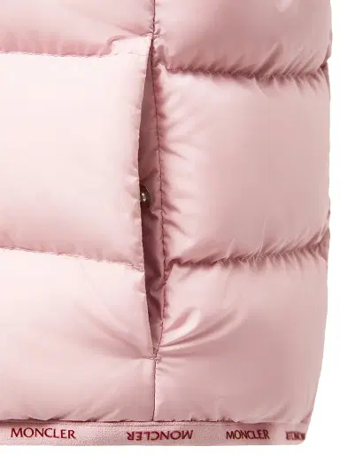 Moncler Little Girl's & Girl's Badia Puffer Vest - Pink | Thumbnail 4 Moncler Little Girl's & Girl's Badia Puffer Vest - Pink | Thumbnail 4